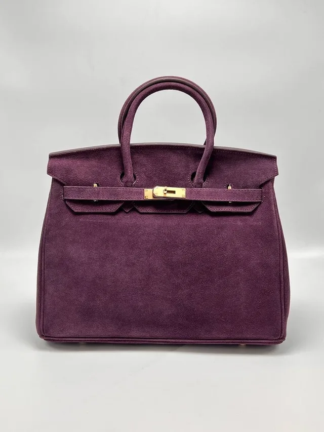 Сумка из замши Hermes 35