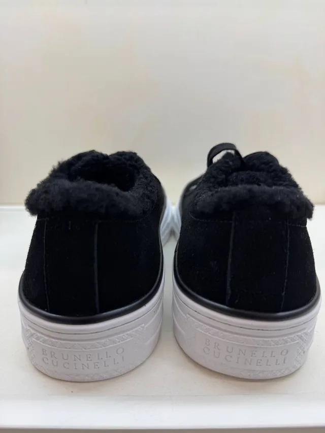 Кеды на меху Brunello Cucinelli