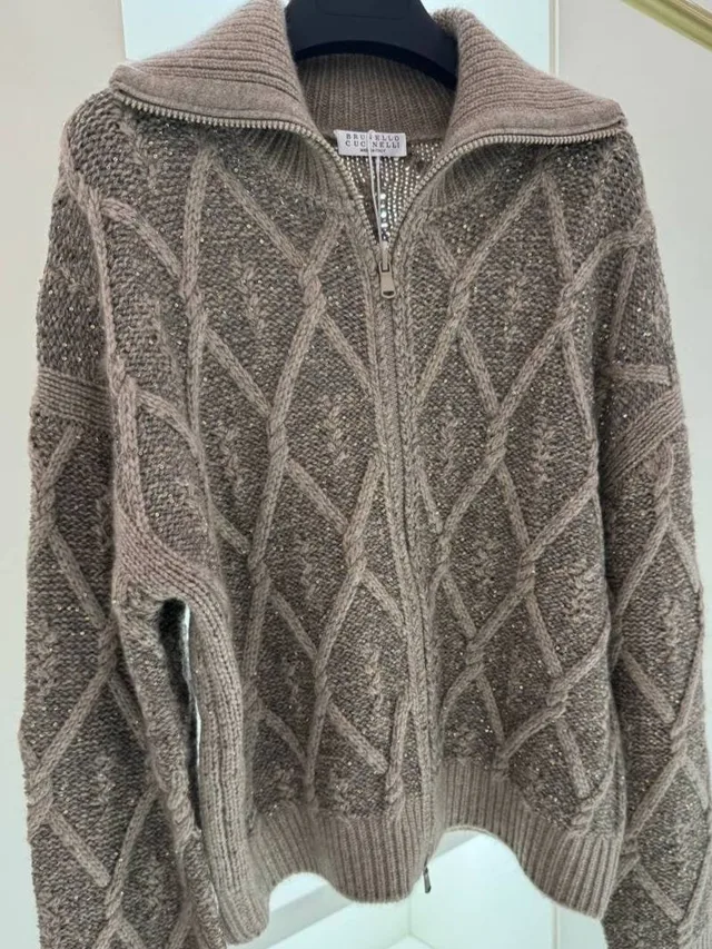 Кофта на молнии Brunello Cucinelli