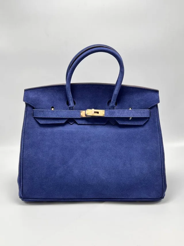 Сумка из замши Hermes 35