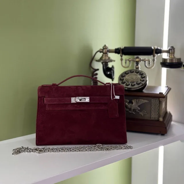 Сумка Hermes в замше