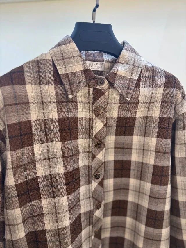Рубашка байковая Brunello Cucinelli