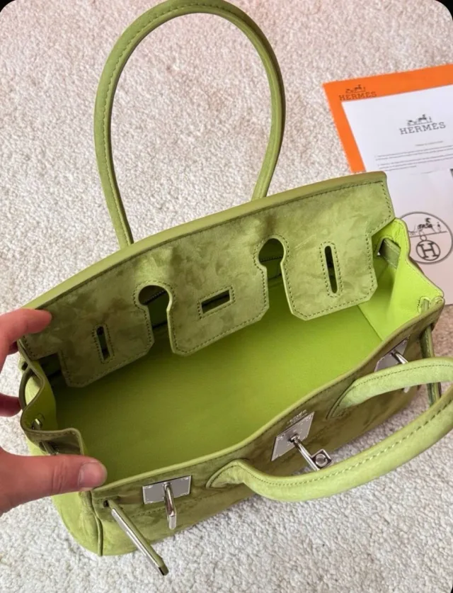 Hermes Birkin mini в замше