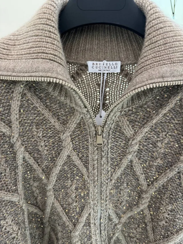 Кофта на молнии Brunello Cucinelli