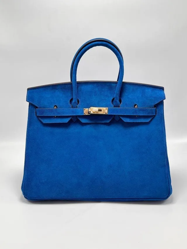 Сумка из замши Hermes 35