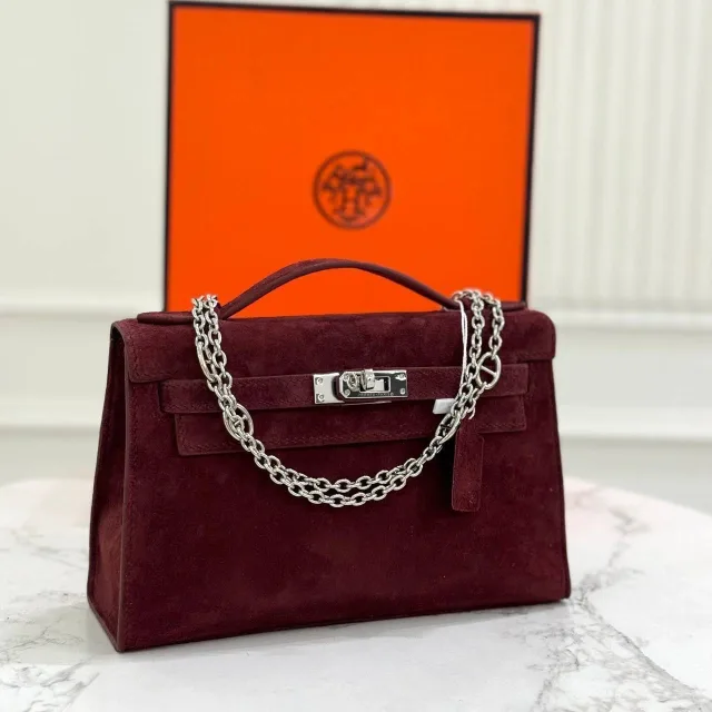 Сумка Hermes в замше