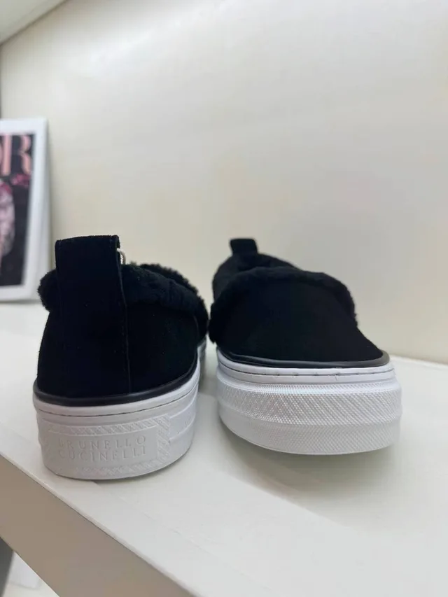 Кеды на меху Brunello Cucinelli