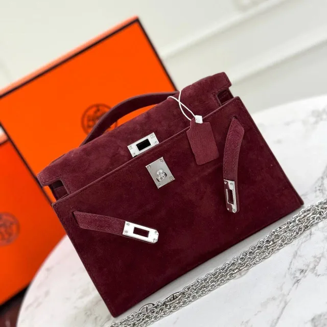 Сумка Hermes в замше