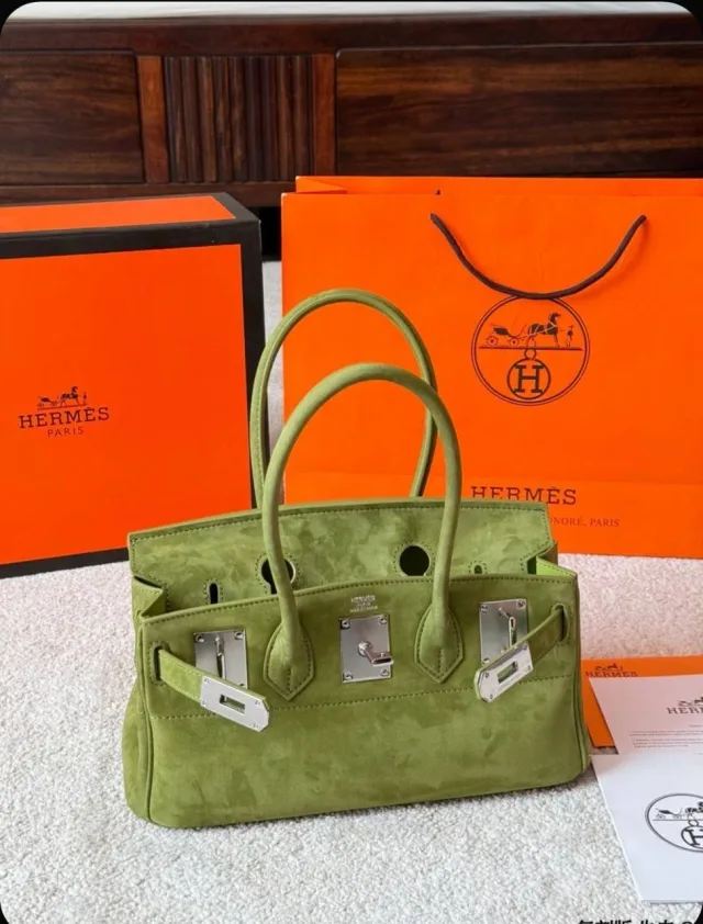 Hermes Birkin mini в замше