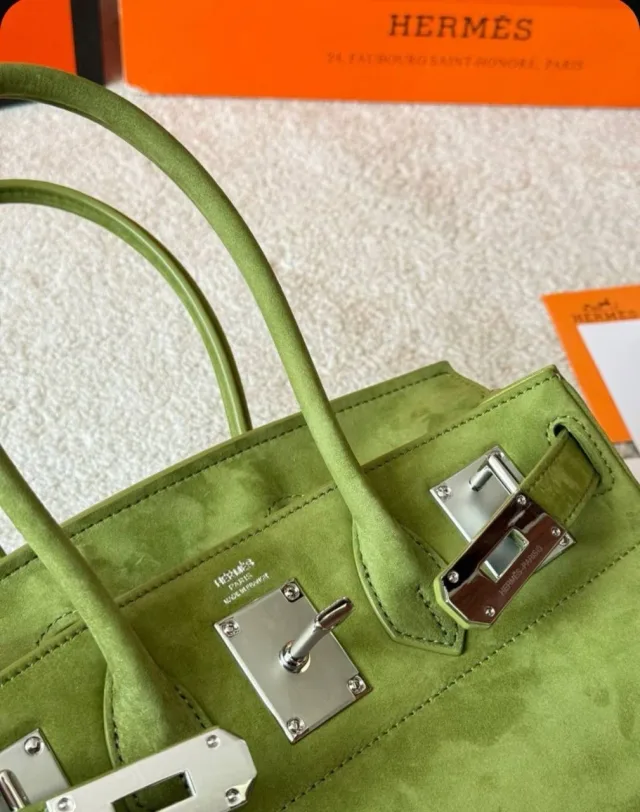 Hermes Birkin mini в замше