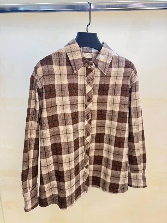 Рубашка байковая Brunello Cucinelli