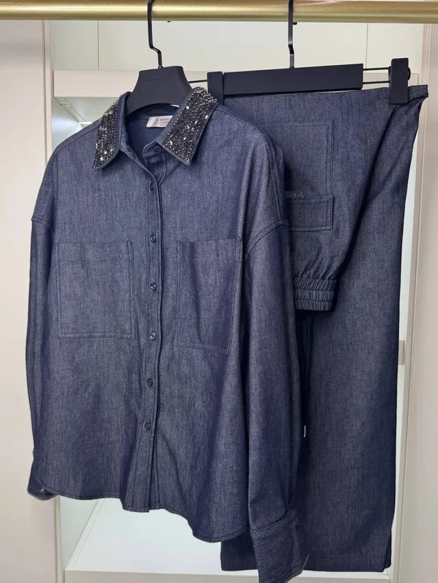 Костюм джинсовый Brunello Cucinelli