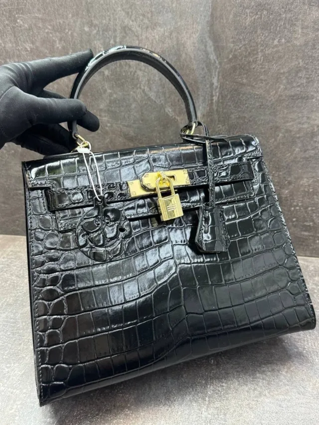 Сумка Hermes 28см Золото