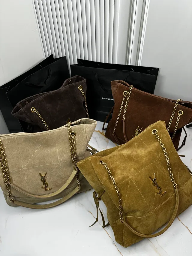 Сумка из замши Saint Laurent