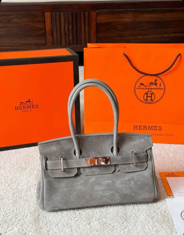 Hermes Birkin mini в замше