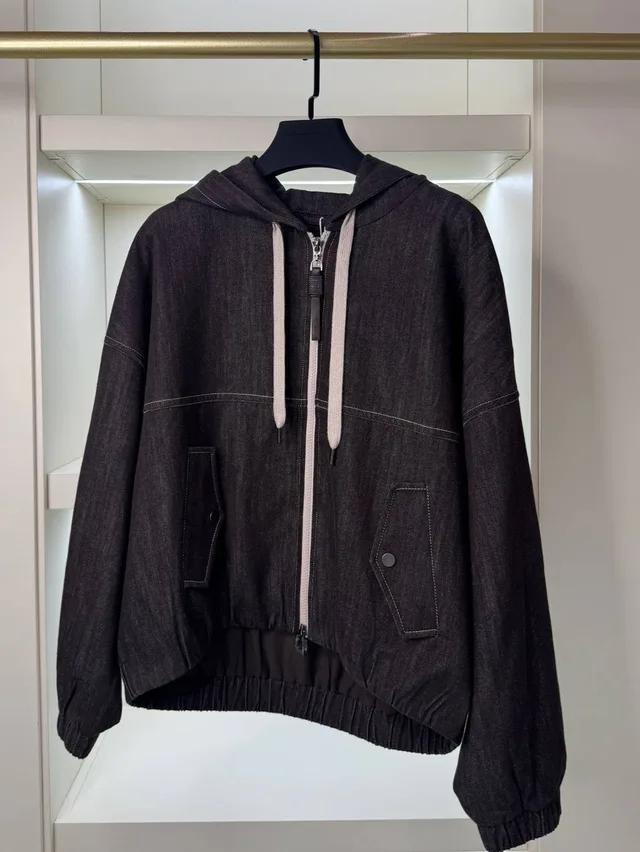 Бомбер джинсовый  Brunello Cucinelli