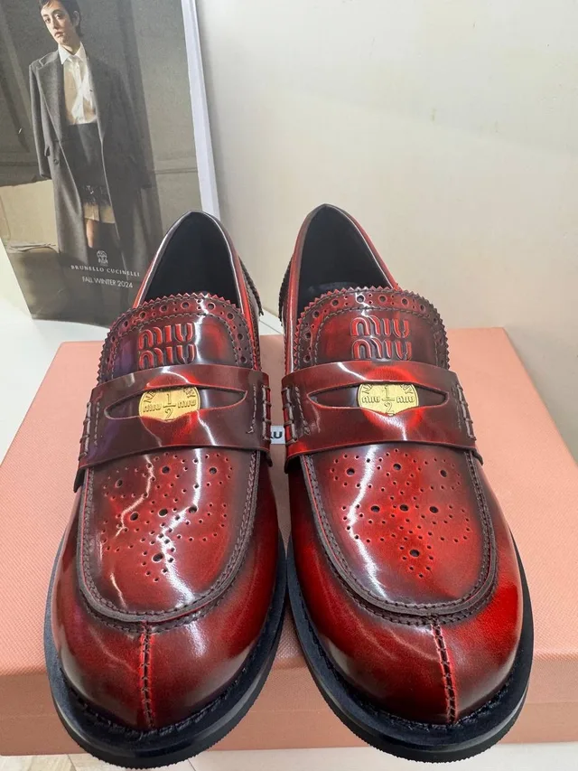 Лоферы Miu Miu